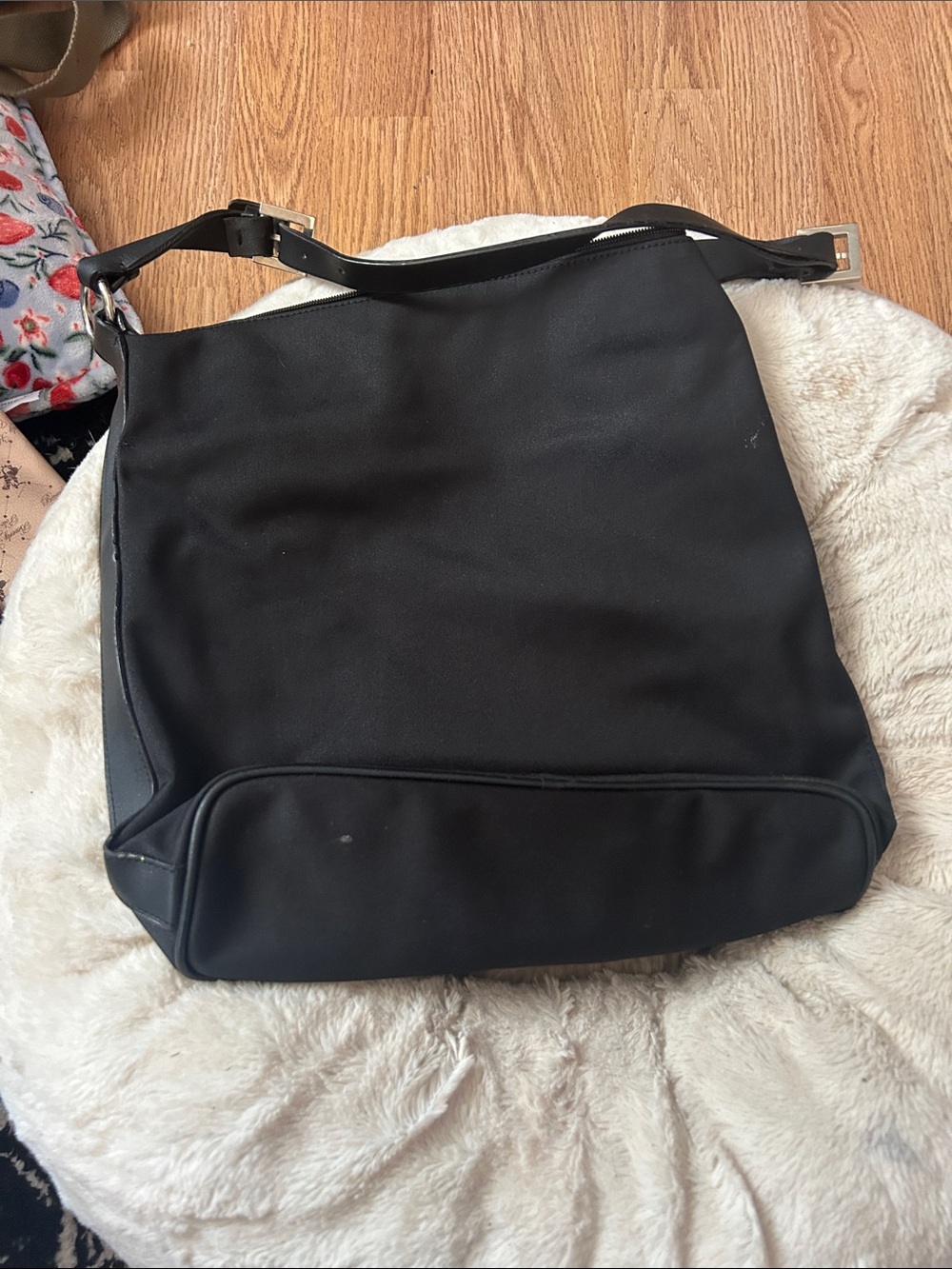 Classic Black Shoulder Bag